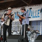 David Holt and Josh Goforth at the 2015 Delaware Valley Bluegrass Festival - photo by Frank Baker