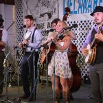 Rebecca Frazier and Hit & Run at the 2015 Delaware Valley Bluegrass Festival - photo by Frank Baker