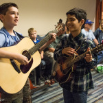 Kids jam room at World of Bluegrass 2015 - photo © Tara Linhardt