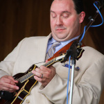 Tom Feller with Feller & Hill at the May 2016 Gettysburg Bluegrass Festival - photo by Frank Baker