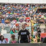 Frank Baker photographed by Rhonda Vincent at the August 2016 Gettysburg Bluegrass Festival - photo by Frank Baker