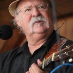 Dudley Connell with Seldom Scene at the August 2016 Gettysburg Bluegrass Festival - photo by Frank Baker