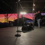 Audie Blaylock and Redline at the 2016 Delaware Valley Bluegrass Festival - photo by Frank Baker