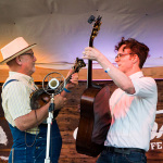 Mike Compton and Michael Daves at the 2016 Old Tone Roots Music Festival - photo © Tara Linhardt