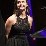 Sierra Hull hosting at the 2016 International Bluegrass Music Awards - photo by Frank Baker