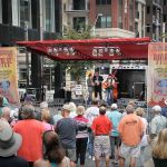 Larry Stephenson Band at Wide Open Bluegrass 2016 - photo by Frank Baker