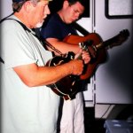 On site at Galax, 2012 - photo by Carol McDuffie