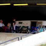 On site at Galax, 2012 - photo by Carol McDuffie