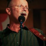 Fred Travers with Seldom Scene at Gettysburg (August 2012) - photo by Frank Baker