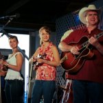 The Quebe Sisters at the Delaware Valley Bluegrass Festival (September 2012) photo by Frank Baker