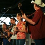 The Quebe Sisters at the Delaware Valley Bluegrass Festival (September 2012) photo by Frank Baker