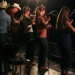 The Quebe Sisters at the Delaware Valley Bluegrass Festival (September 2012) photo by Frank Baker