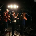 The Quebe Sisters at the Delaware Valley Bluegrass Festival (September 2012) photo by Frank Baker