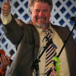 Jeff Parker with Dailey & Vincent at Delaware Valley (September 2012) - photo by Frank Baker