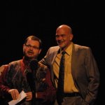 Junior Sisk and Sammy Shelor at the 2012 IBMA Awards Show - photo by Dan Loftin