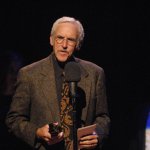 Marshall Wilborn accepting Bass Player of the YearEarl Scruggs tribute at the 2012 IBMA Awards Show - photo by Dan Loftin