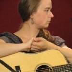 Courtney Hartman at the Bourgeois Flatpicking Jam at World of Bluegrass 2012 - photo by Woody Edwards