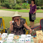 Rhonda Bates with Banjo Island at the Outer Banks Bluegrass Festival - photo by Woody Edwards