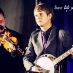 Jason Barrie and Joe Dean with Doyle Lawson & Quicksilver at the South Carolina State Bluegrass Festival (11/23/12) - photo by Laura Tate Photography