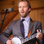 Graham Sharp with Steep Canyon Rangers at Gettysburg 2013 - photo by Frank Baker