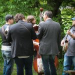 Volume Five warming up at Gettysburg 2013 - photo by Frank Baker