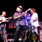 Stephen Mougin, David Grisman and Sam Bush at ROMP 2013 - photo by Terry Herd