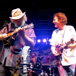 David Grisman and Sam Bush at ROMP 2013 - photo by Terry Herd
