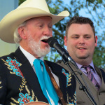 Doyle Lawson and Corey Hensley at ROMP 2013 - photo by Terry Herd