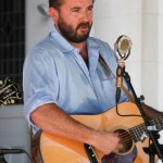 Robert Greer with Town Mountain at Bluegrass On The Grass (July 13, 2013) - photo by Frank Baker