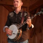 David Carroll with Darrell Webb Band at Gettysburg (August 2013) - photo © Frank Baker