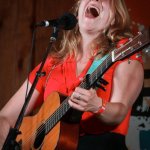 Celia Woodsmith with Della Mae at Gettysburg (August 2013) - photo © Frank Baker
