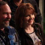 Richard Bailey and Tammy Rogers of The Steeldrivers enjoying the show at the August 2013 Gettysburg Bluegrass Festival - photo by Frank Baker