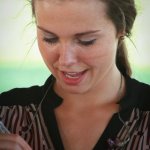 Sierra Hull at the 2013 Delaware Valley Bluegrass Festival - photo by Frank Baker