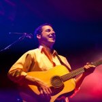 Andy Falco with The Infamous Stringdusters at the 2013 Festy - photo © Gina Elliott Photography
