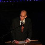 Eddie Stubbs opens the Earl Scruggs tribute concert (1/11/14) - photo by John Goad