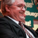 Troy Gooding with The Virginia Ramblers at the Lucketts Community Center in Leesburg, VA - photo by Frank Baker