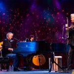 Bruce Hornsby with Ricky Skaggs at DelFest 2014 - photo by Gina Elliott Proulx