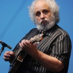 David Grisman with the David Grisman Folk Jazz Trio at ROMP 2014 - photo by Jenny Sevcick