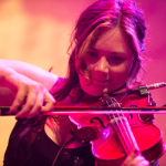 Allie Krall with Yonder Mountain String Band at The Ryman (July 3, 2014) - photo by Todd Powers