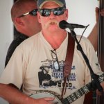 Tim Bing with The Bing Brothers and Jake Krack at Bluegrass on the Grass (7/12/14) - photo by Frank Baker