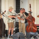 The Bing Brothers and Jake Krack at Bluegrass on the Grass (7/12/14) - photo by Frank Baker