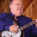 Wynn Osborne with Bobby Osborne at the Gettysburg Bluegrass Festival (August 2014) - photo by Frank Baker
