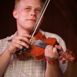 Doug Meek with Danny Paisley at the Gettysburg Bluegrass Festival (August 2014) - photo by Frank Baker