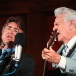 Ronnie and Del McCoury at the Gettysburg Bluegrass Festival (August 2014) - photo by Frank Baker