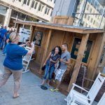 Getting photos taken at the 2014 Wide Open Bluegrass Festival in Raleigh, NC - photo ©Todd Powers