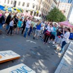 Cornhole at the 2014 Wide Open Bluegrass Festival in Raleigh, NC - photo ©Todd Powers