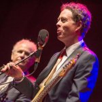 Pete Wernick and Nick Forster with Hot Rize at the 2014 Wide Open Bluegrass Festival in Raleigh, NC - photo ©Todd Powers
