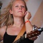 Missy Armstrong with Detour at the Gettysburg Bluegrass Festival (May 2015) - photo by Frank Baker