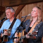 Jeff Rose and Missy Armstrong with Detour at the Gettysburg Bluegrass Festival (May 2015) - photo by Frank Baker