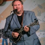 Darren Nicholson with Balsam Range at the Gettysburg Bluegrass Festival (May 2015) - photo by Frank Baker